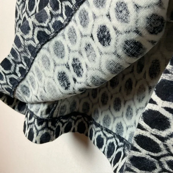 LOFT lot of 2 Leopard Print & Geometric Skirts - Linen and Cotton blends *Coupon - Picture 9 of 15